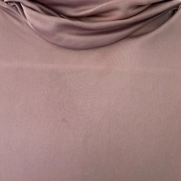 Helsa Slinky Jersey Sarong Maxi Dress In Elderberry - Picture 9 of 15